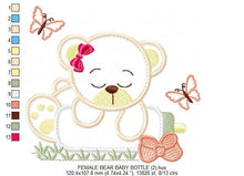 Carica l&#39;immagine nel visualizzatore di Gallery, Bear embroidery designs - Teddy embroidery design machine embroidery pattern - Baby girl embroidery file - boy embroidery bear applique
