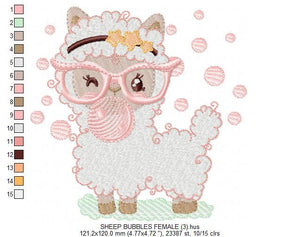 Llama embroidery design - Animals embroidery designs machine embroidery pattern - baby girl embroidery file - newborn embroidery download