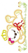 Charger l&#39;image dans la galerie, Bear embroidery designs - Teddy embroidery design machine embroidery pattern - King bear applique design - baby embroidery file download
