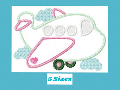 Plane embroidery designs - Airplane embroidery design machine embroidery pattern - airplane applique design - baby boy embroidery kid pes