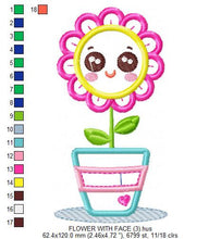 Cargar imagen en el visor de la galería, Flowers embroidery designs - Flowerpot embroidery design machine embroidery pattern - vase embroidery file flower applique floral embroidery
