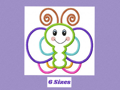 Butterfly embroidery design - Animal embroidery designs machine embroidery pattern - baby girl embroidery file - Garden Butterfly applique