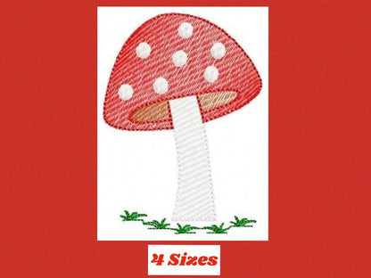 Mushroom embroidery designs - Toad machine embroidery pattern - Fairytale Forest Garden file - Instant digital download pes jef dst hus vp3 Marcia Embroidery