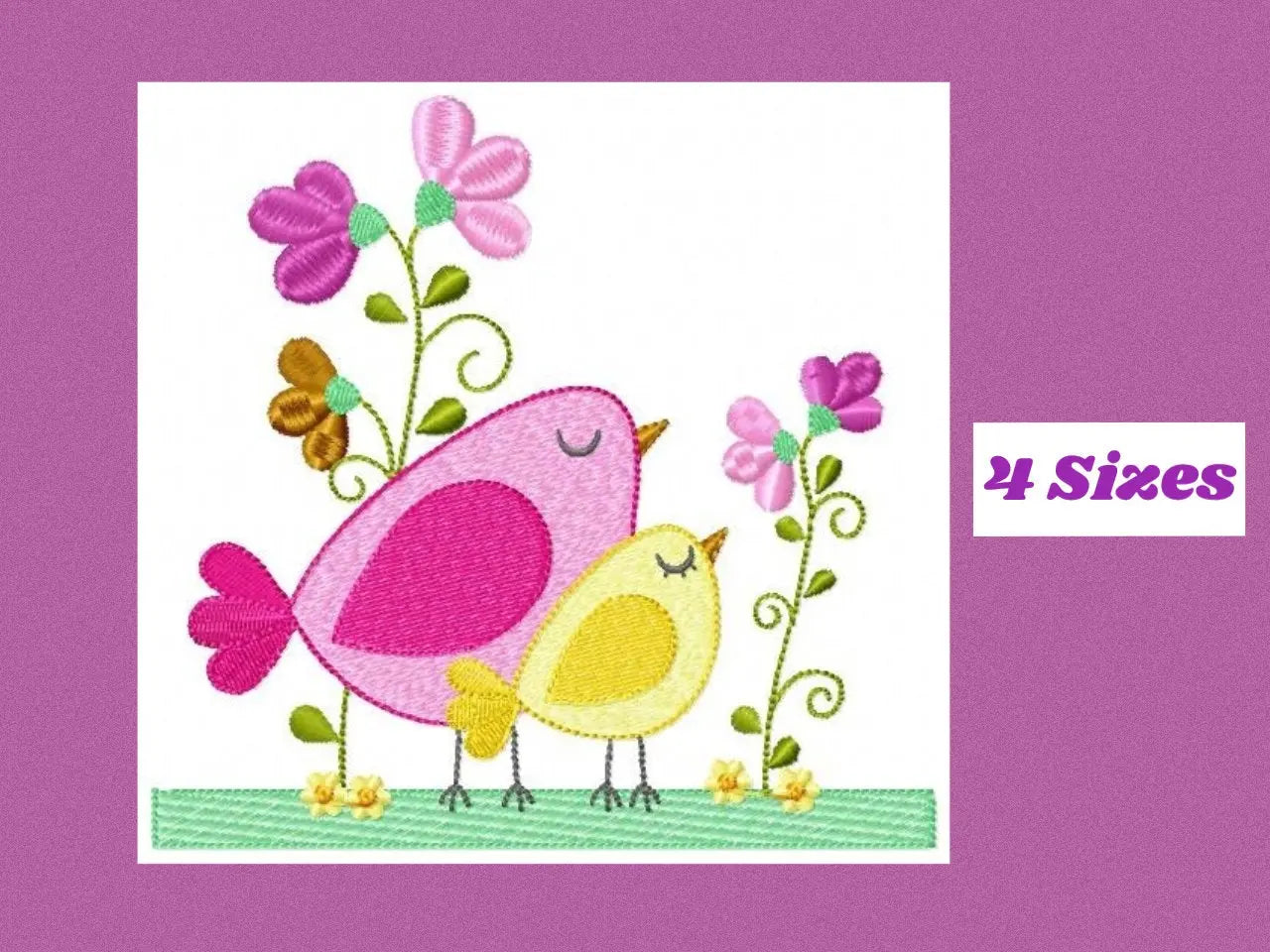 Bird embroidery designs - Birds embroidery design machine embroidery pattern - Spring garden embroidery file - instant download Tea towel Marcia Embroidery