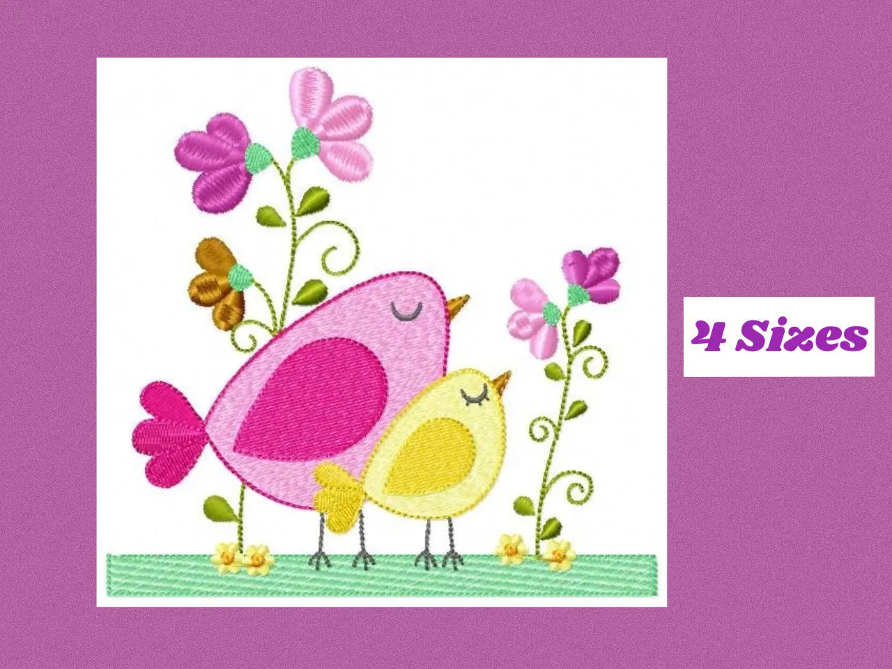 Bird embroidery designs - Birds embroidery design machine embroidery pattern - Spring garden embroidery file - instant download Tea towel Marcia Embroidery