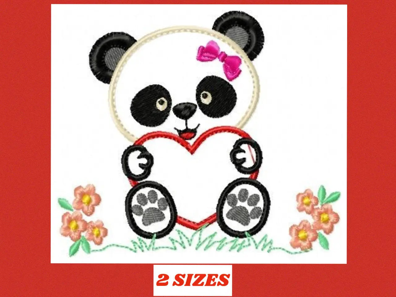 Panda embroidery design - Animal embroidery designs machine embroidery pattern - baby boy embroidery file - girl embroidery Panda applique Marcia Embroidery