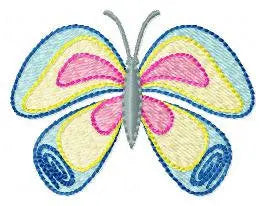Butterfly embroidery design - Animal embroidery designs machine embroidery pattern - baby girl embroidery file - instant download digital Marcia Embroidery