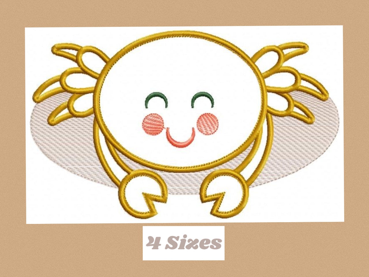 Crab embroidery design - Beach animal embroidery designs machine embroidery pattern - Cancer Crab applique design - instant download pes jef