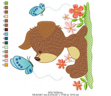 Laden Sie das Bild in den Galerie-Viewer, Dogs embroidery designs - Dog embroidery design machine embroidery pattern - Puppy embroidery file - Kid embroidery dog design filled stitch

