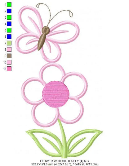 Flowers embroidery designs - Flower embroidery design machine embroidery pattern - spring embroidery file - flower applique roses floral Marcia Embroidery