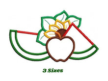 Charger l&#39;image dans la galerie, Kitchen embroidery designs - Fruit embroidery design machine embroidery pattern - Watermelon embroidery file Apple embroidery Fruit applique
