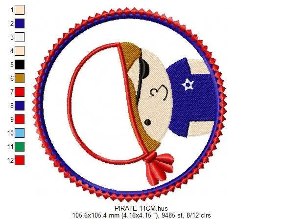 Pirate embroidery designs - Pirate ship embroidery design machine embroidery pattern - pirate applique design - boat embroidery boy applique Marcia Embroidery