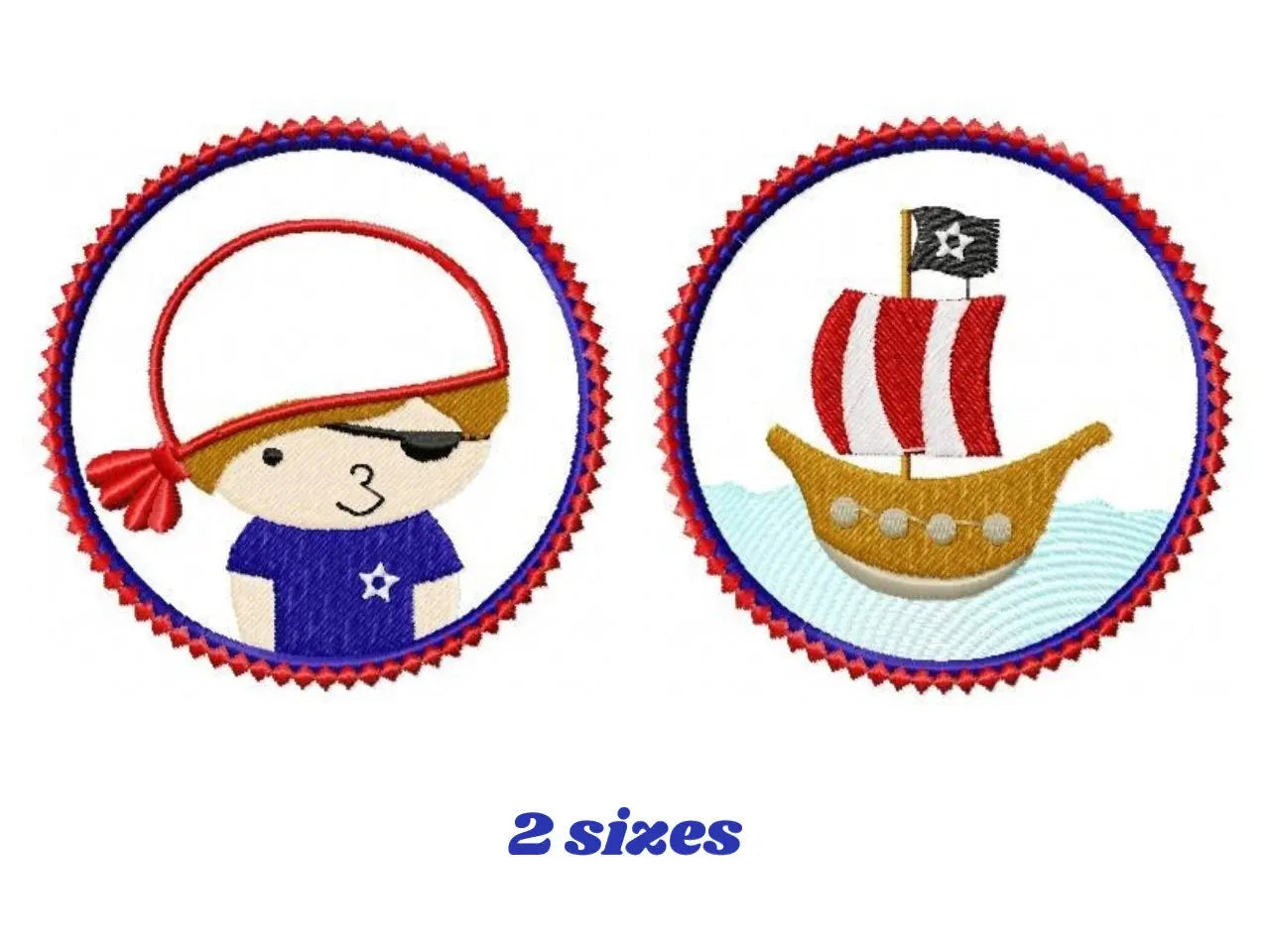 Pirate embroidery designs - Pirate ship embroidery design machine embroidery pattern - pirate applique design - boat embroidery boy applique Marcia Embroidery