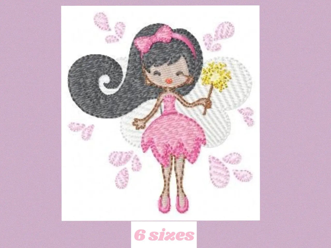 Tooth Fairy embroidery designs - Fairy godmother embroidery design machine embroidery pattern - fairy design Baby girl embroidery file pixie Marcia Embroidery