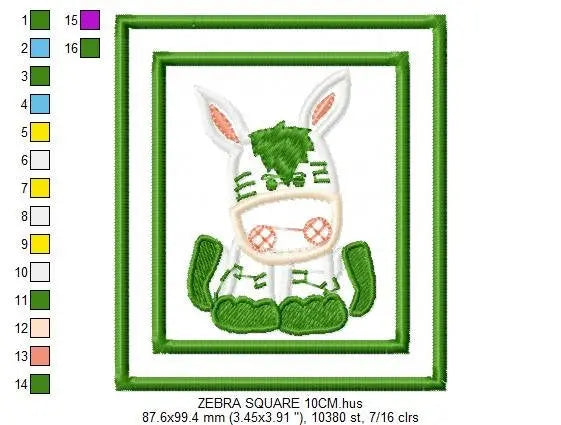 Safari embroidery design - Animals embroidery designs machine embroidery pattern - Giraffe embroidery - Tiger Elephant Zebra Hippo Monkey Marcia Embroidery