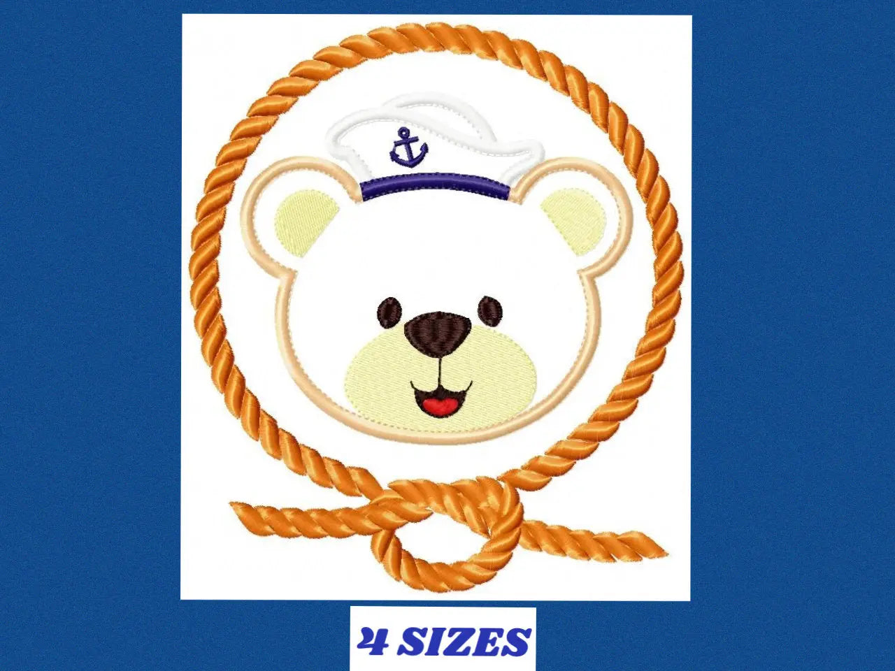 Bear embroidery designs - Baby boy embroidery design machine embroidery pattern - Sailor bear design sailor applique design - Teddy bear boy Marcia Embroidery