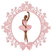 Cargar imagen en el visor de la galería, Ballerina embroidery designs - Ballet embroidery design machine embroidery pattern - instant download - baby girl embroidery file dancer
