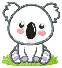 Charger l&#39;image dans la galerie, Koala embroidery design - Baby boy embroidery designs machine embroidery pattern - koala applique design - baby newborn layette kids pes
