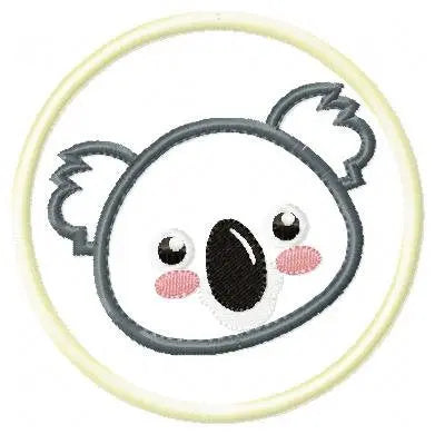 Koala Bear embroidery design - Koalas embroidery designs machine embroidery pattern - Koala applique tag embroidery file - instant download Marcia Embroidery