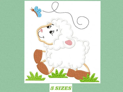 Sheep embroidery design - Lamb embroidery designs machine embroidery pattern - baby boy embroidery file - newborn embroidery sheep applique Marcia Embroidery