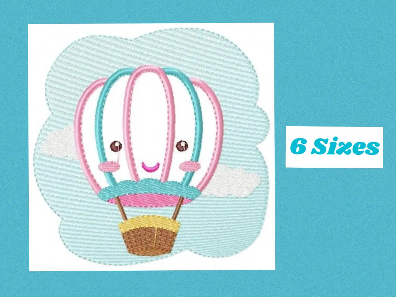 Balloon embroidery designs - Hot air balloon embroidery design machine embroidery pattern - Kid embroidery file - Baby boy instant download Marcia Embroidery