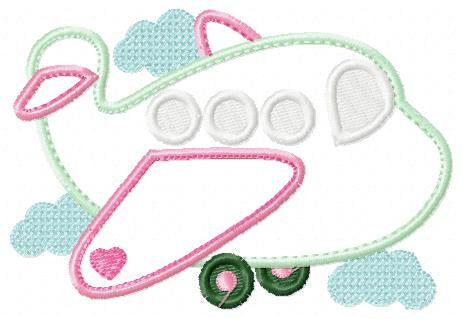 Plane embroidery designs - Airplane embroidery design machine embroidery pattern - airplane applique design - baby boy embroidery kid pes