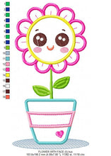 Cargar imagen en el visor de la galería, Flowers embroidery designs - Flowerpot embroidery design machine embroidery pattern - vase embroidery file flower applique floral embroidery
