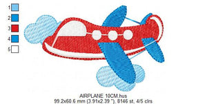 Plane embroidery designs - Airplane embroidery design machine embroidery pattern - Baby boy embroidery file - transport instant download