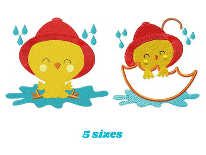 Little Chick embroidery designs - Chicken embroidery design machine embroidery pattern - baby boy embroidery file - newborn nursery deco Marcia Embroidery