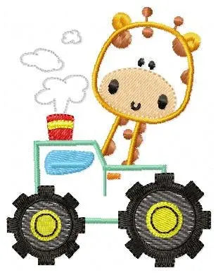 Giraffe embroidery design - Animal embroidery designs machine embroidery pattern - baby boy embroidery file - Safari Giraffe applique design Marcia Embroidery
