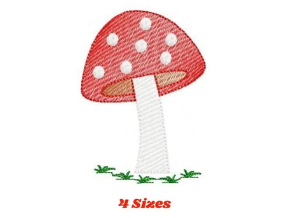 Mushroom embroidery designs - Toad machine embroidery pattern - Fairytale Forest Garden file - Instant digital download pes jef dst hus vp3 Marcia Embroidery