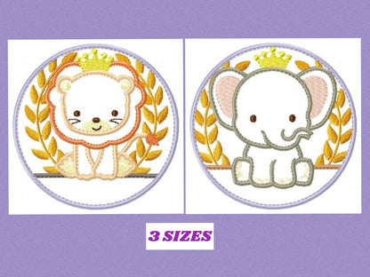 Safari embroidery designs - Animals embroidery design machine embroidery pattern - Lion embroidery file elephant embroidery embroidery boys