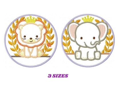 Safari embroidery designs - Animals embroidery design machine embroidery pattern - Lion embroidery file elephant embroidery embroidery boys