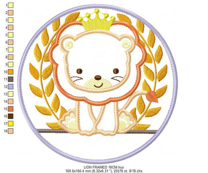 Safari embroidery designs - Animals embroidery design machine embroidery pattern - Lion embroidery file elephant embroidery embroidery boys