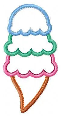Ice cream embroidery designs - Candy embroidery design machine embroidery pattern - Dessert embroidery file icecream applique Ice cream cone Marcia Embroidery