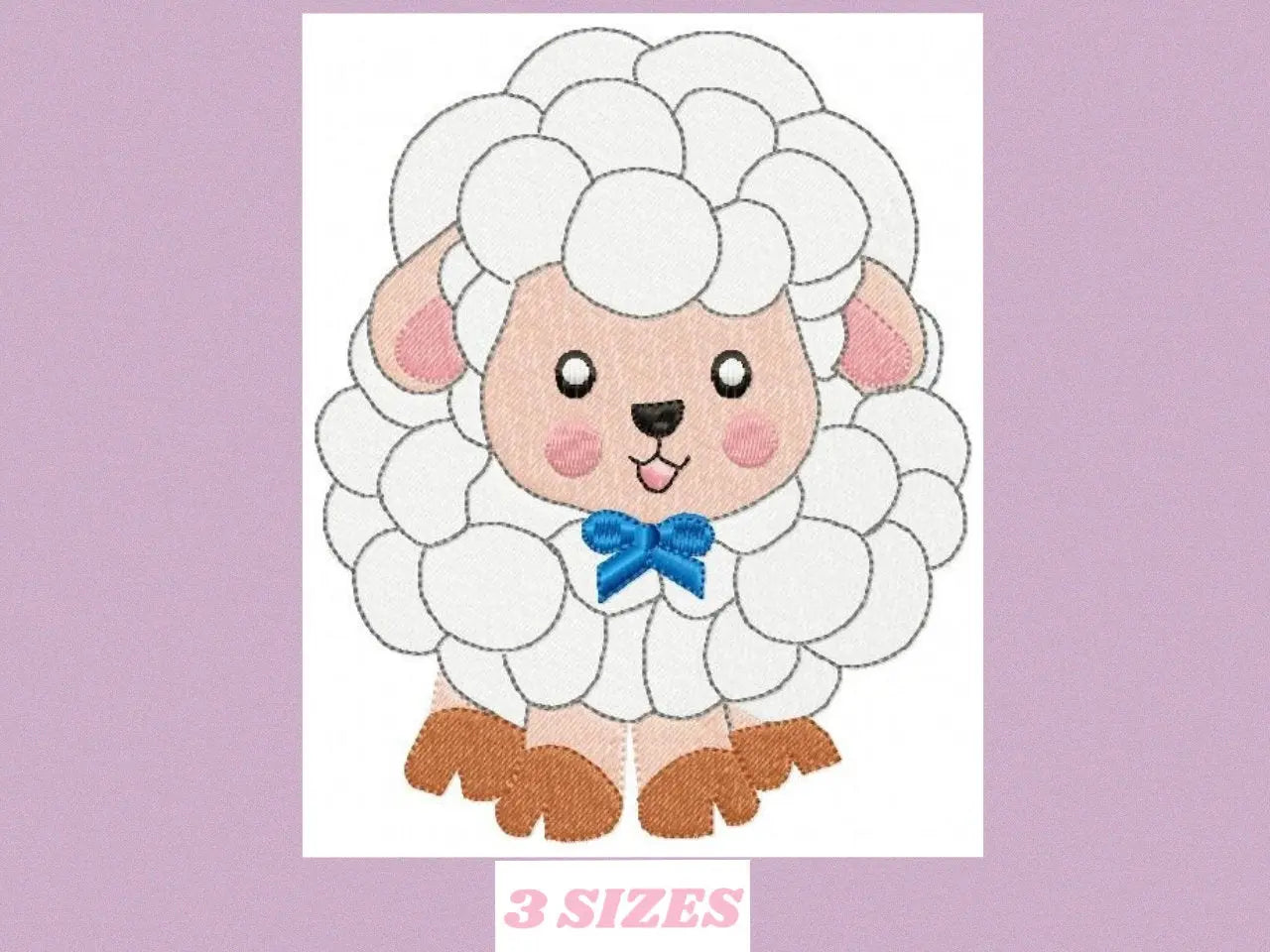 Sheep embroidery design - Lamb embroidery designs machine embroidery pattern - baby boy embroidery file - newborn embroidery sheep design Marcia Embroidery