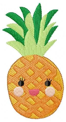 Fruit embroidery design machine embroidery Watermelon embroidery file Pineapple embroidery Pear embroidery Lemon embroidery Fruit with face Marcia Embroidery