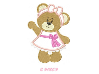 Bear embroidery designs - Teddy embroidery design machine embroidery pattern - Mama bear applique design - baby newborn instant download