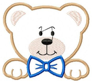 Teddy Bear embroidery designs - Bear face embroidery design machine embroidery pattern - Teddy bear applique design baby boy embroidery file