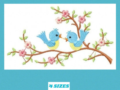Bird embroidery designs - Birds embroidery design machine embroidery pattern - instant download - baby girl embroidery file instant downlaod Marcia Embroidery