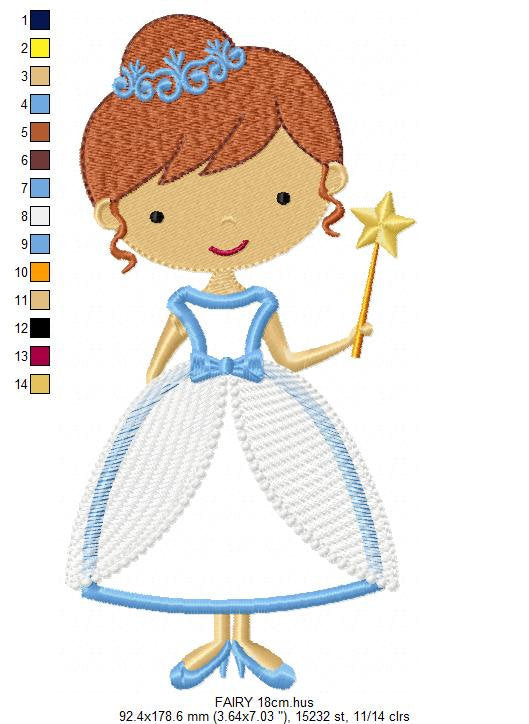 Fairy embroidery designs - Disney Princess embroidery design machine embroidery pattern - Fairy applique design - Baby girl Tooth Fairy