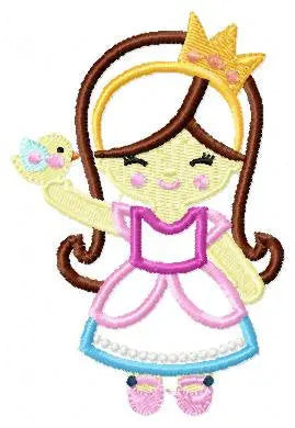 Queen embroidery designs - Disney embroidery design machine embroidery pattern - Princess applique design - baby girl embroidery file Marcia Embroidery