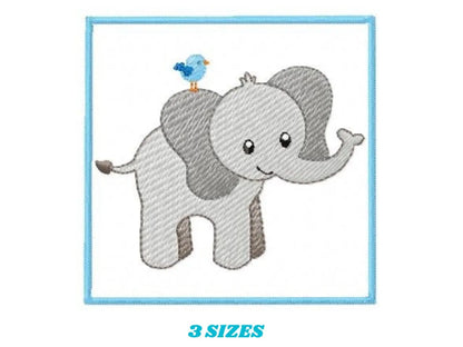 Elephant embroidery designs - Animal embroidery design machine embroidery pattern - Newborn embroidery file elephant design baby boy girl Marcia Embroidery