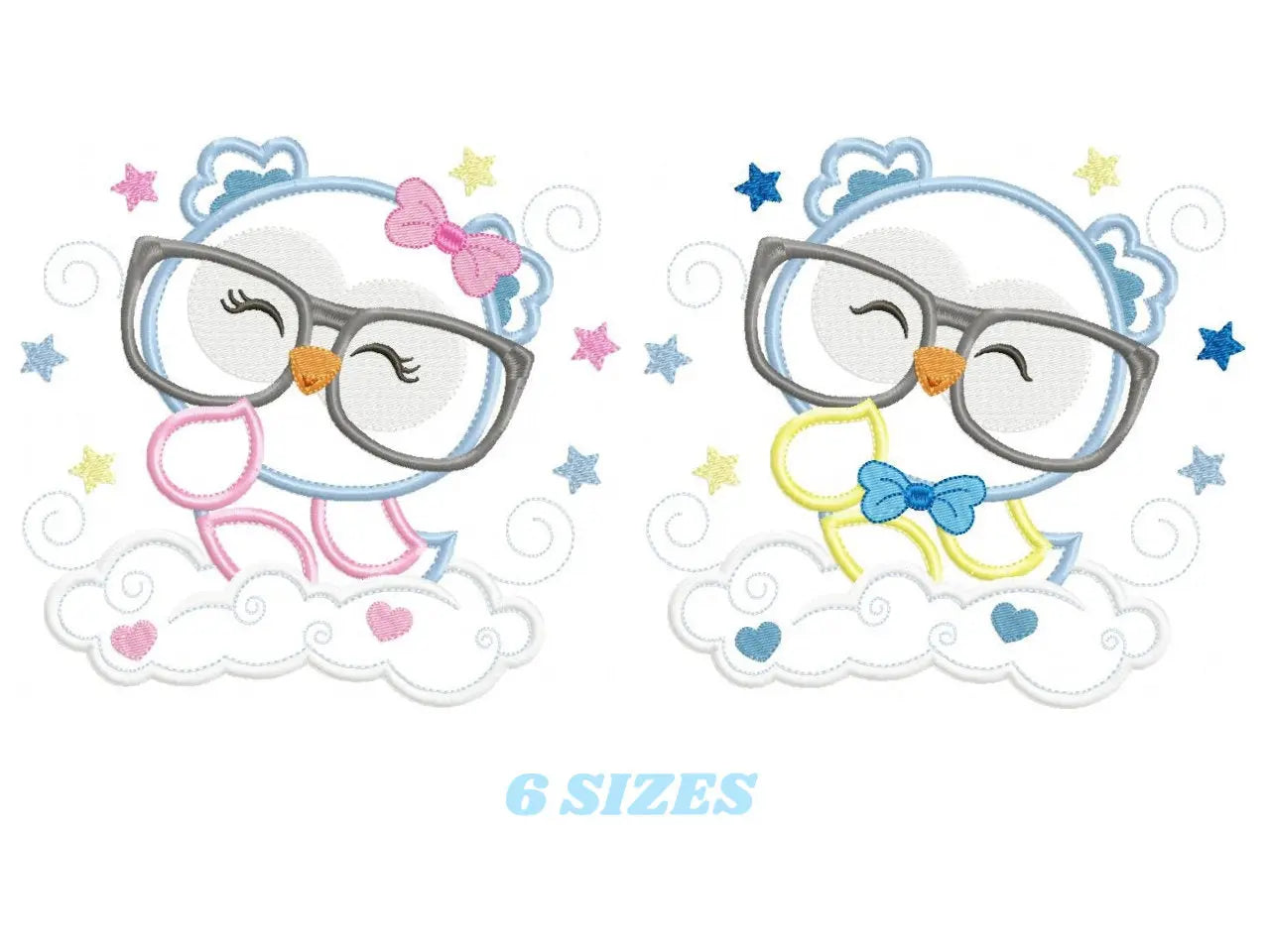 Owl embroidery design - Owl with glasses embroidery design machine embroidery pattern - baby embroidery file - owl applique reading pillow Marcia Embroidery