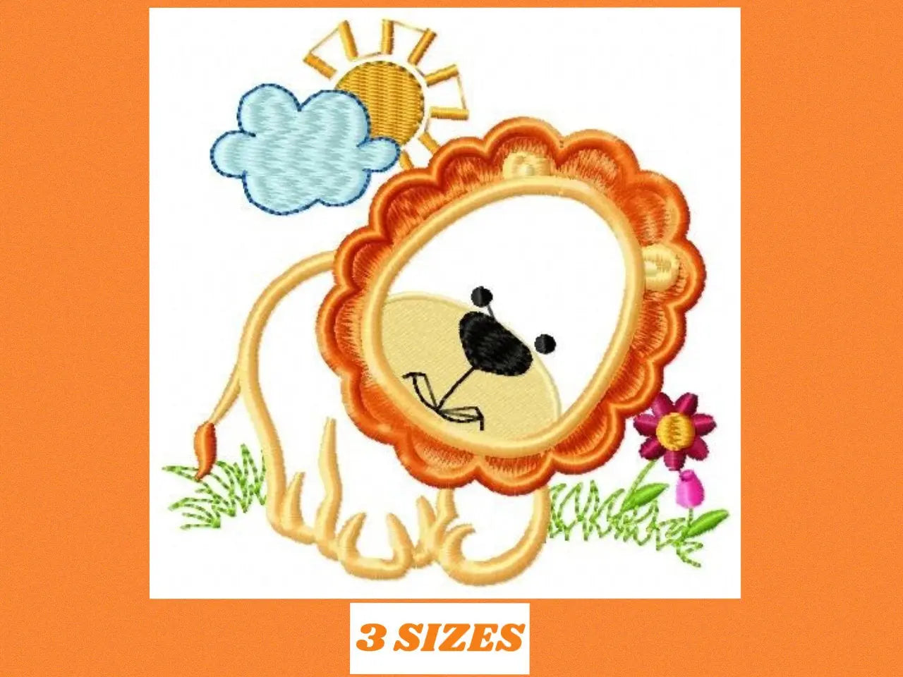 Lion embroidery designs - Safari embroidery design machine embroidery pattern - Animal embroidery file - lion applique design download Marcia Embroidery