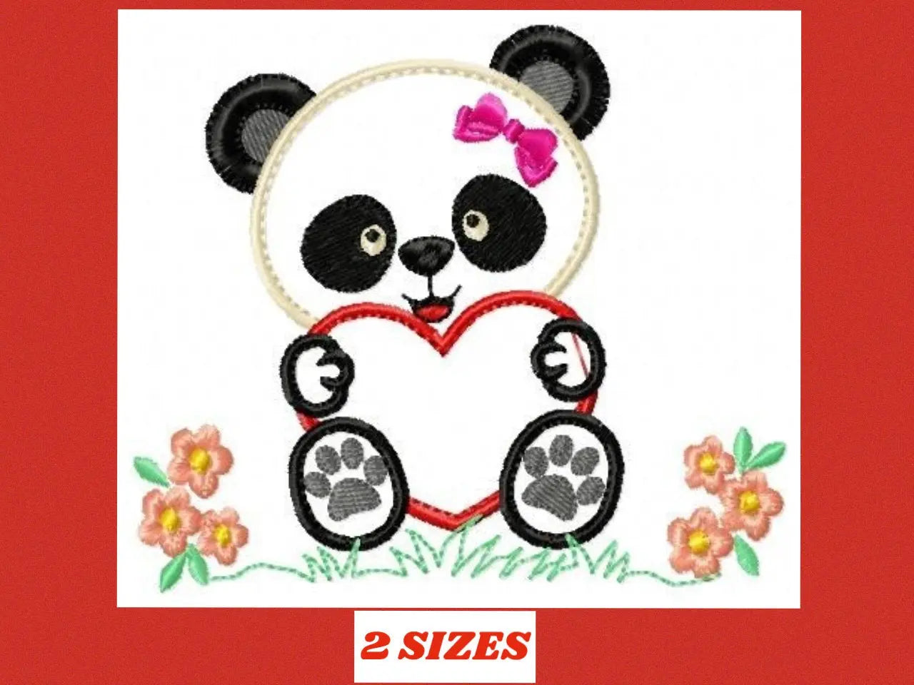 Panda embroidery design - Animal embroidery designs machine embroidery pattern - baby boy embroidery file - girl embroidery Panda applique Marcia Embroidery