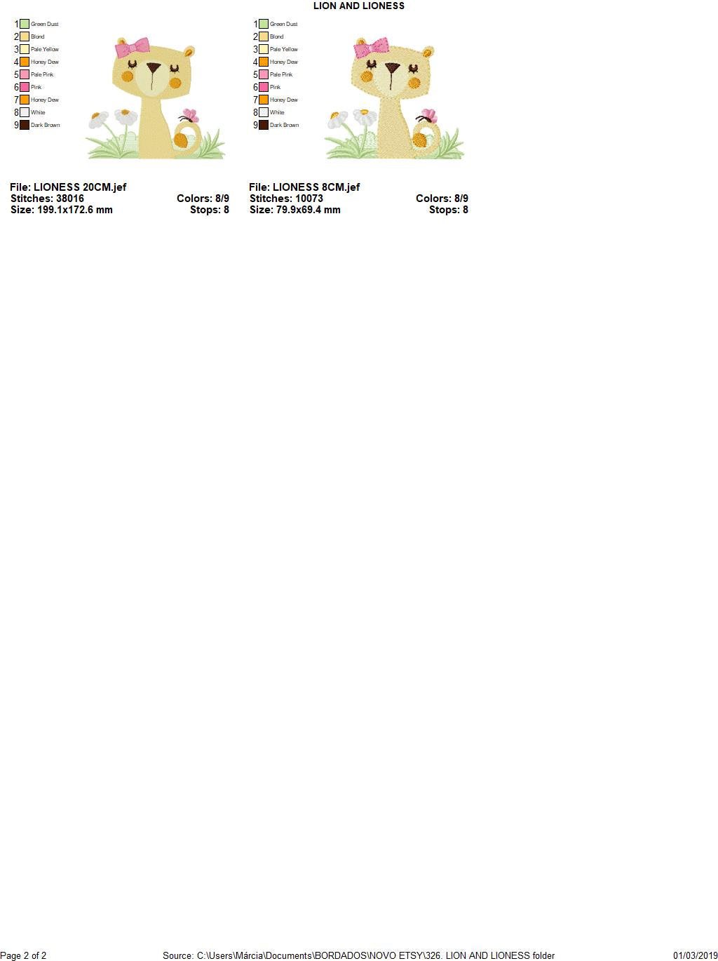 Lion embroidery designs - Lioness embroidery design machine embroidery pattern - Animal embroidery file lion - boy and girl digital download