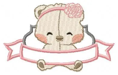 Bear embroidery designs - Teddy embroidery design machine embroidery pattern - Baby girl embroidery file - Nursery embroidery digital file Marcia Embroidery