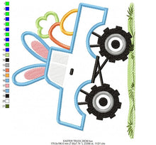 Charger l&#39;image dans la galerie, Easter Truck embroidery designs - Pickup embroidery design machine embroidery pattern - Easter embroidery file - instant digital download
