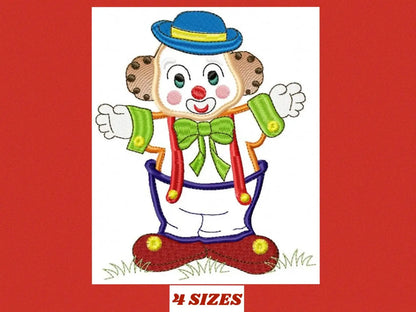 Clown embroidery designs - Circus embroidery design machine embroidery pattern - instant download kid embroidery file - boy embroidery Marcia Embroidery